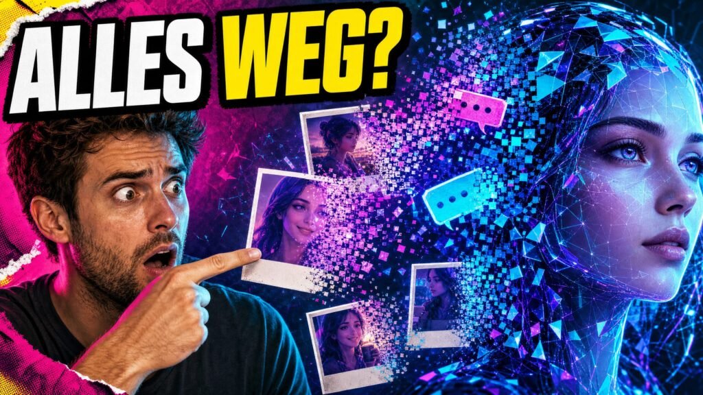 KI Freundin vergisst Gespräche